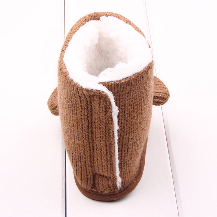 Chaussons Peluche Bébé – Hiver Douillet Assuré