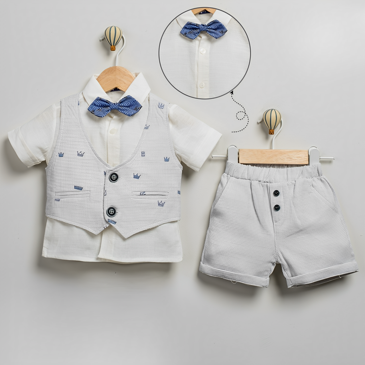 Summer King Boys Dressy Set-0