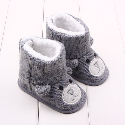 Chaussons Peluche Bébé – Hiver Douillet Assuré