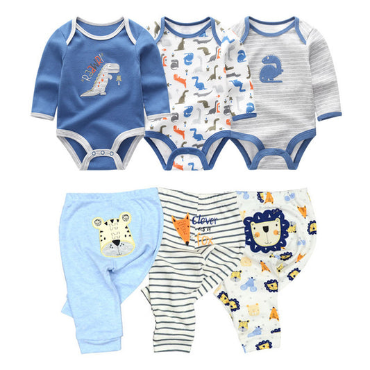 Ensembles de vêtements et pantalons en coton pour bébé fille