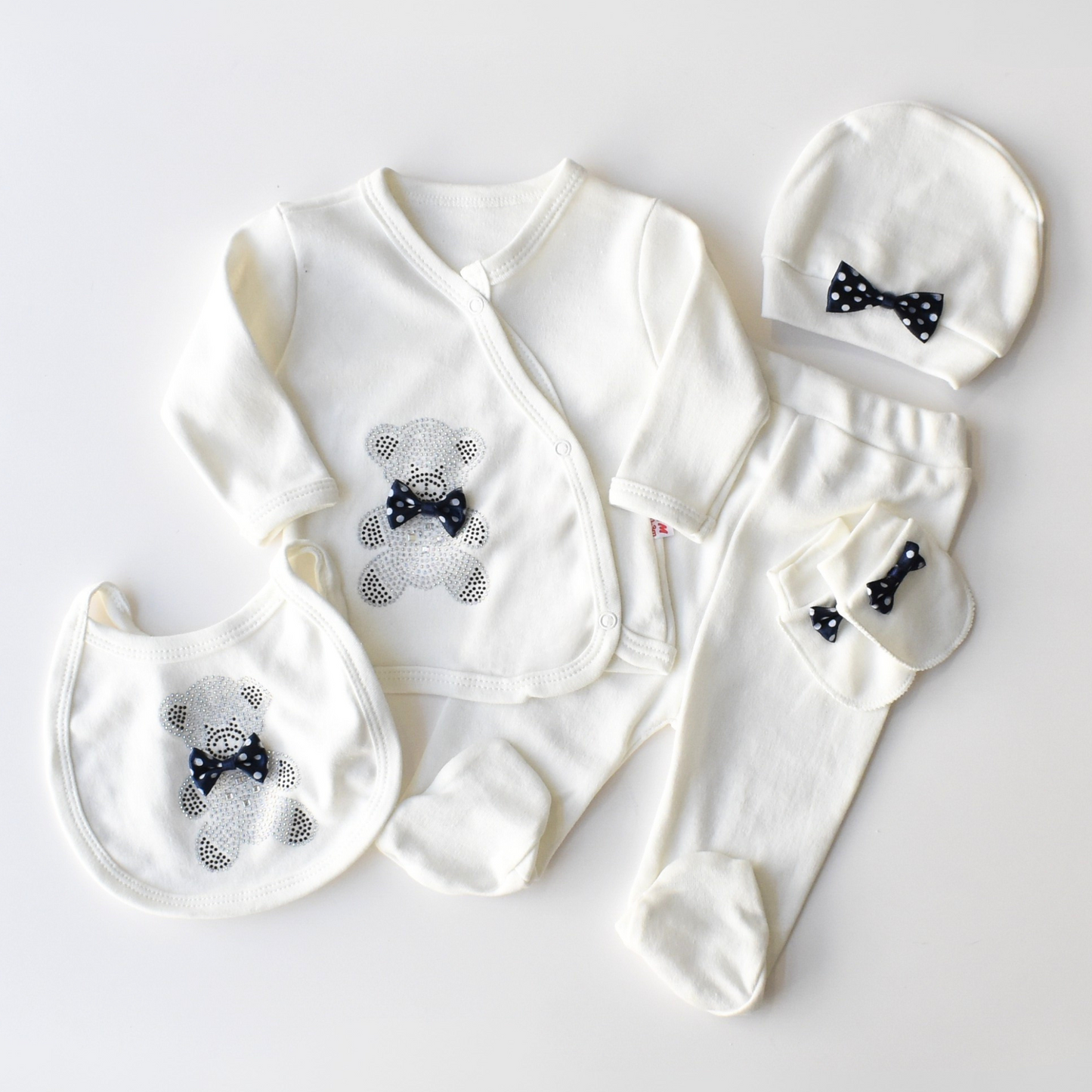 The Blue Bear Baby Pajama Set-0