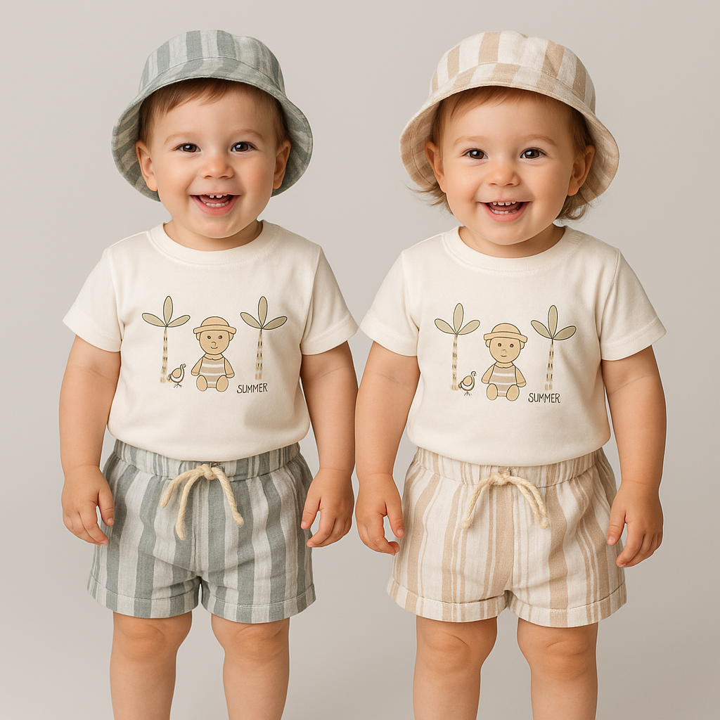 Baby Safari Unisex Short Set-0