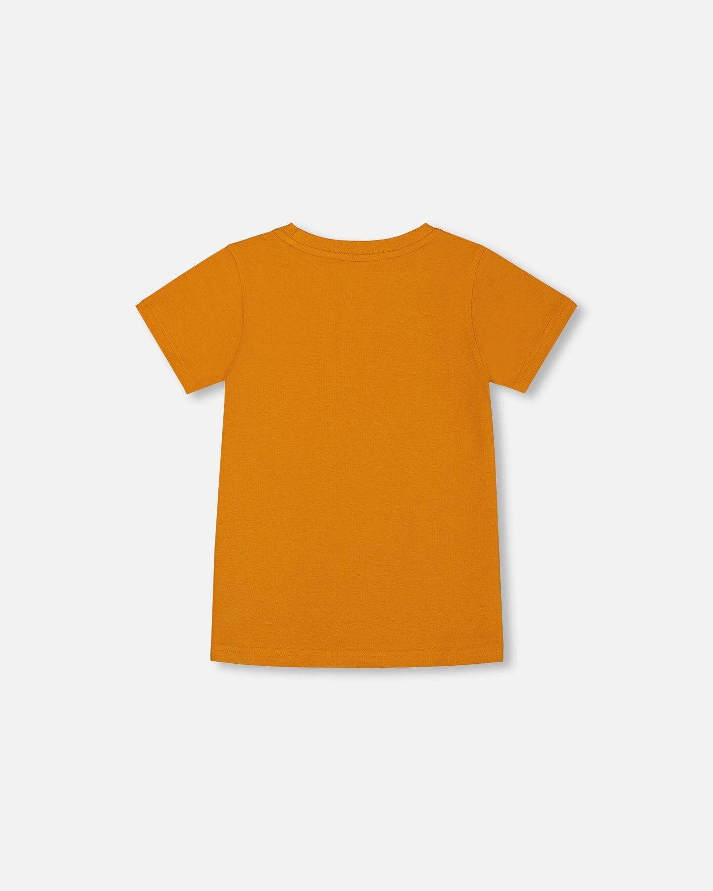 Organic Cotton Tee Vibrant Orange And Blue Vespa-3