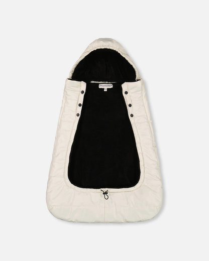 3-In-1 Multifunction Cover For Car Seat, Stroller, And Baby Carrier In Off-White-1