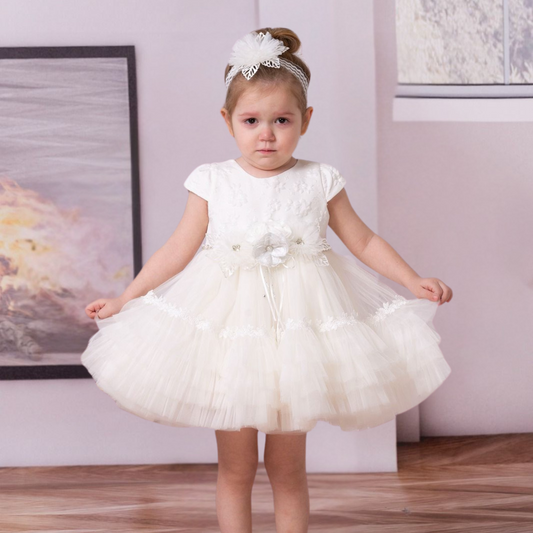 Classic Petal Formal Baby Dress-0